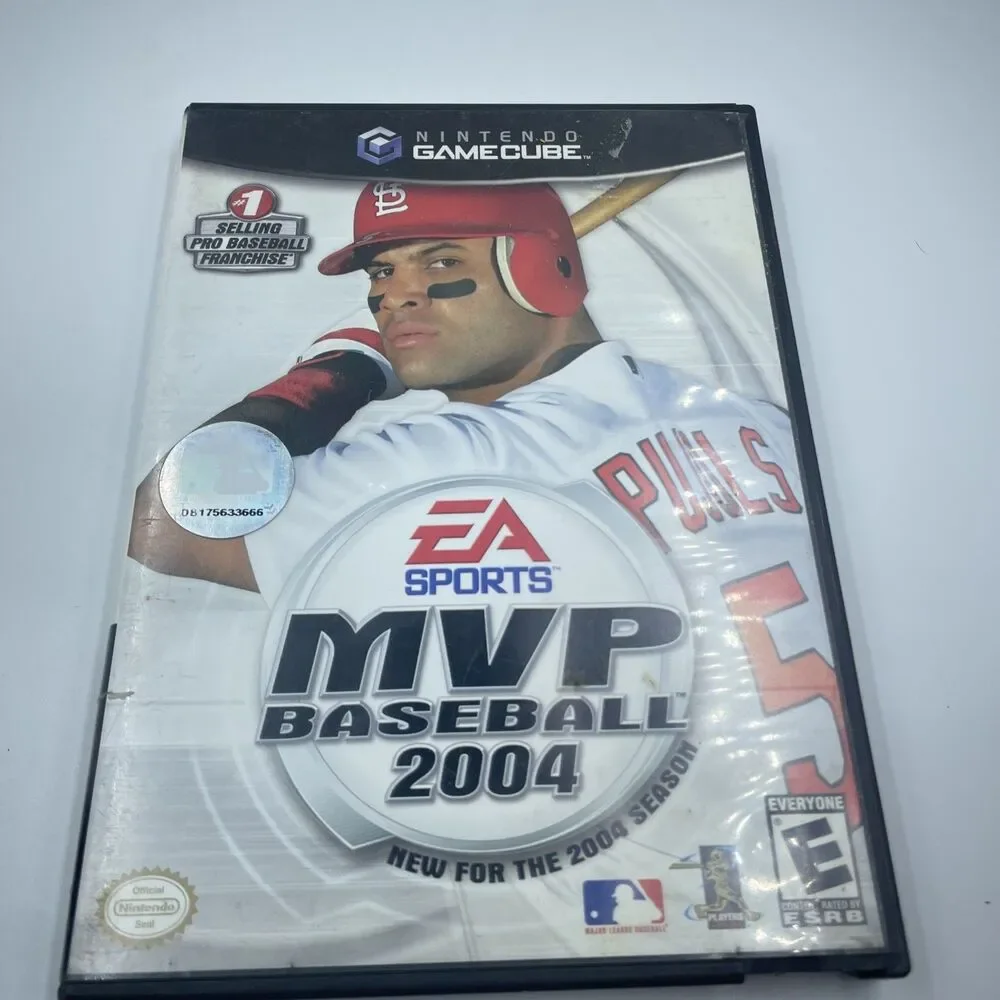 MVP Baseball 2004 (Nintendo GameCube, 2004) NO MANUAL
